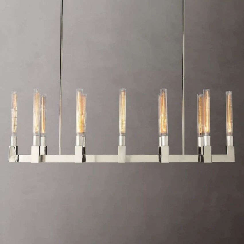 Cannele Beaux Arts Linear Chandelier 55"