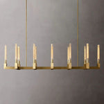Cannele Beaux Arts Linear Chandelier 67"