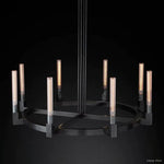Cannele Beaux Arts Round Chandelier 48"