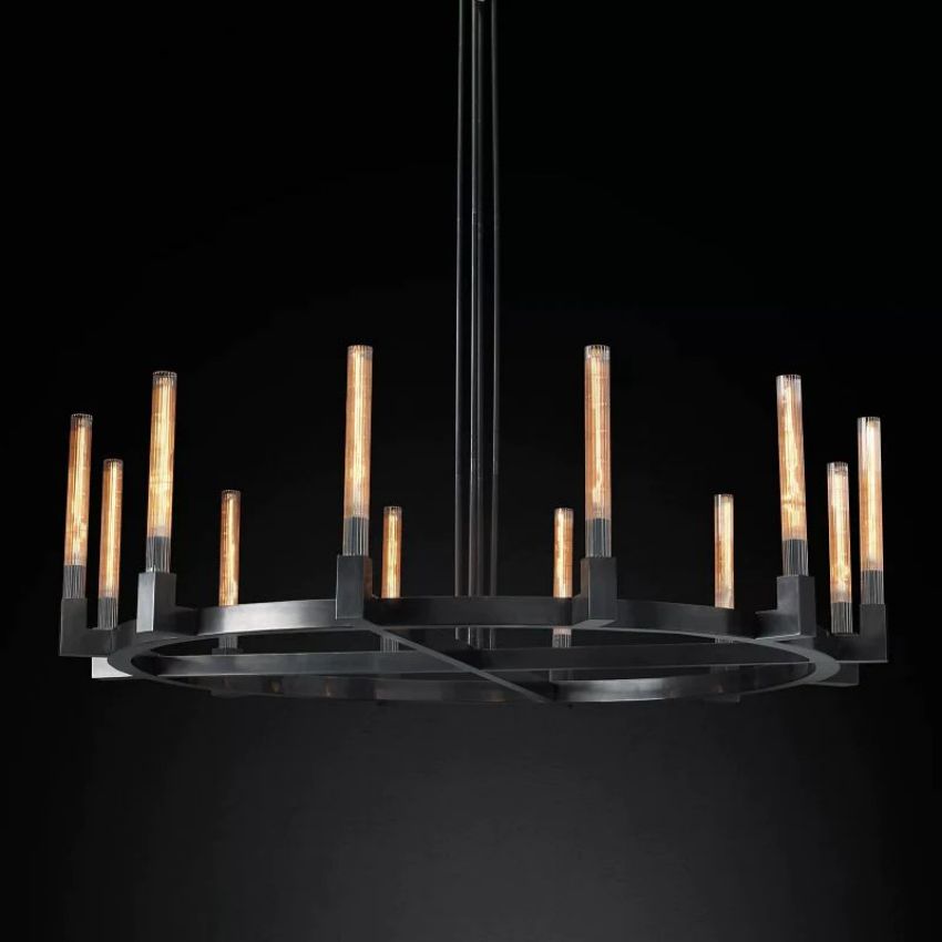 Cannele Round Chandelier 60"
