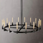 Cannele Beaux Arts Round Chandelier 72"