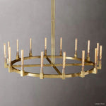 Cannele Beaux Arts Round Chandelier 72"