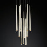 Aquitaine Conical Brass Round Chandelier 18"
