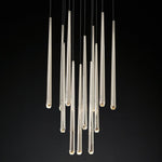 Aquitaine Conical Brass Round Chandelier 24"