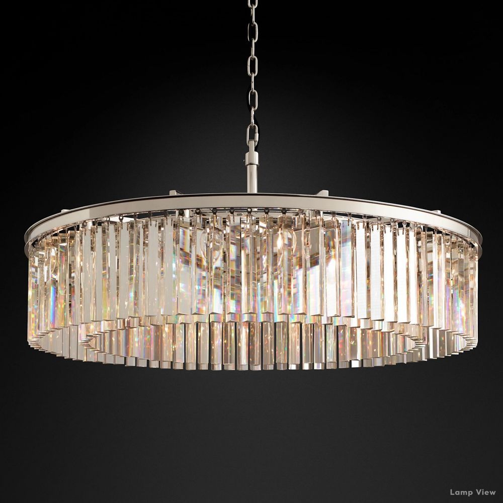 Rhys Aura Prism Round Chandelier 43"