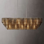 Sirene Rectangle Chandelier 77"