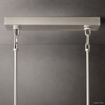 Sirene Molded Glass Rectangle Chandelier 59"