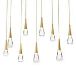Raindrop Glass Linear Chandelier - jchandelier
