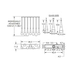 Raindrop Glass Linear Chandelier - jchandelier