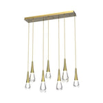 Raindrop Glass Linear Chandelier - jchandelier