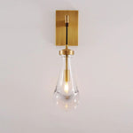 Rain Waterfall Glass Wall Sconce