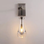 Rain Waterfall Glass Wall Sconce