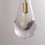Rain Falling Glass Wall Sconce