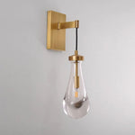 Rain Waterfall Glass Wall Sconce