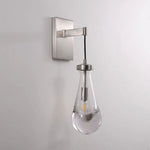 Rain Waterfall Glass Wall Sconce