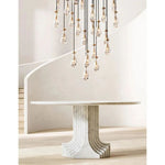 Rain Waterfall Glass Round Chandelier 60"