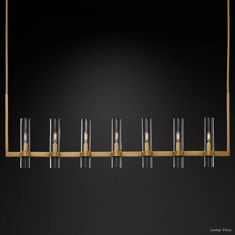Ravelle Linear Chandelier 59" - ebuylight