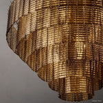 Sirene Molded Glass Round Chandelier 52"