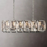 Harlow Chiseled Crystal Rectangle Chandelier 42"