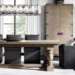 Harlow Chiseled Crystal Rectangle Chandelier 62"