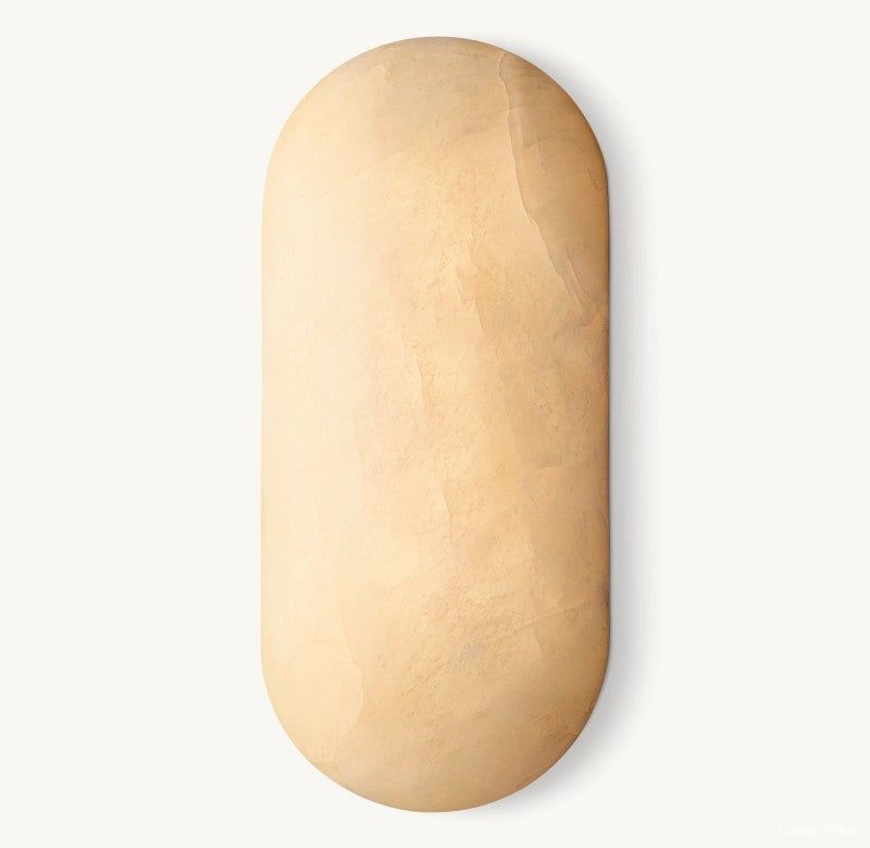 Rivage Lisse Alabaster Wall Sconce