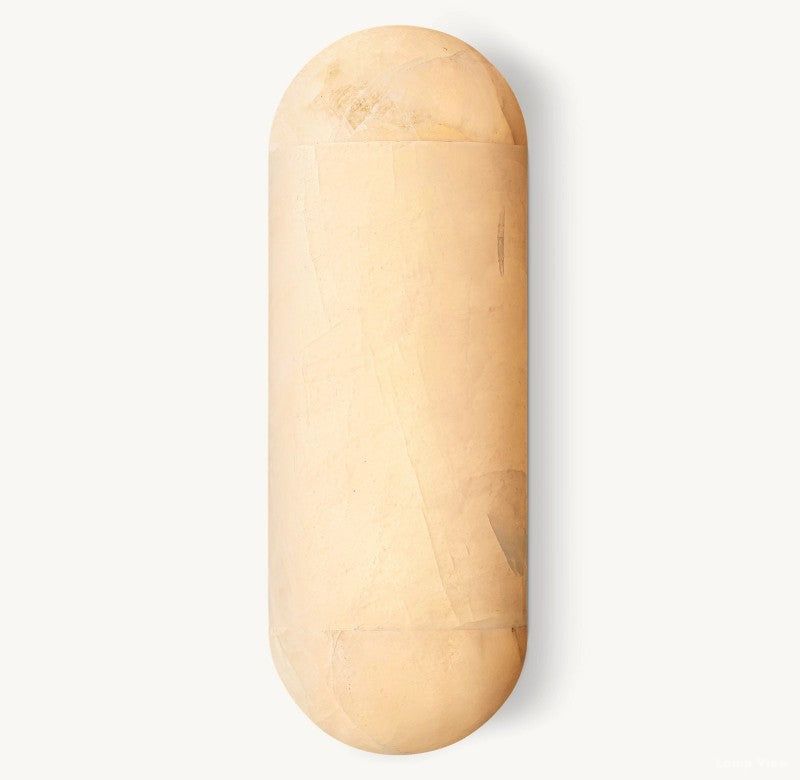 Rivage Lisse Alabaster Wall Sconce