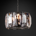 Harlow Chiseled Crystal Round Chandelier 19"