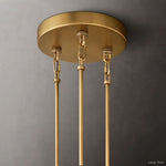 Sirene Molded Glass Round Chandelier 52"