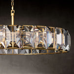 Harlow Chiseled Crystal Round Chandelier 60"