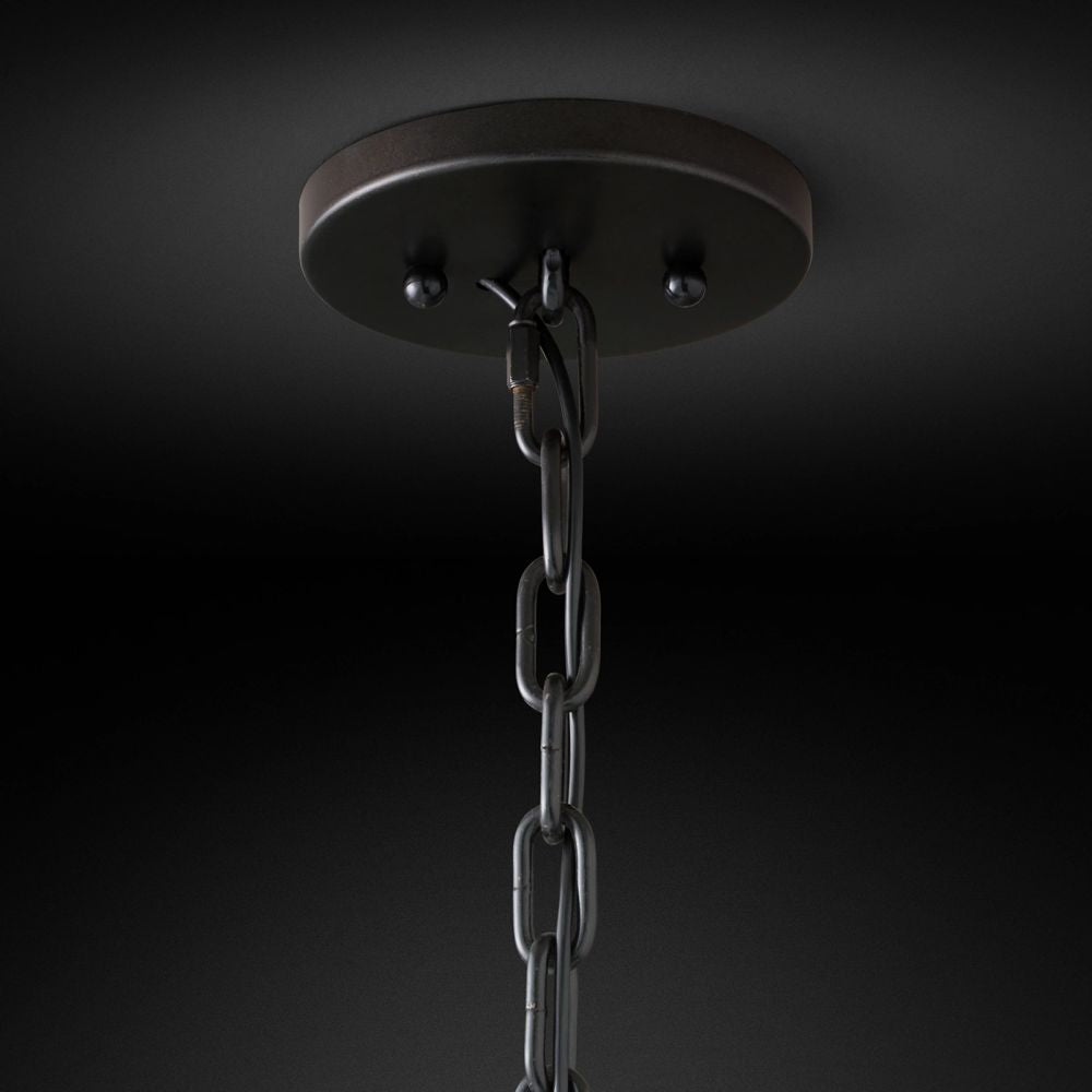 Harlow Chiseled Crystal Round Chandelier 60"