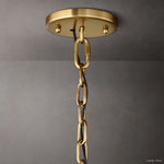 Harlow Mitered Crystal Round Chandelier 43"