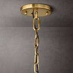 Harlow Chiseled Crystal Round Chandelier 31"