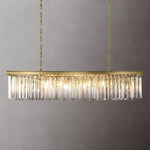 Rhys Aura Prism Linear Chandelier 49"