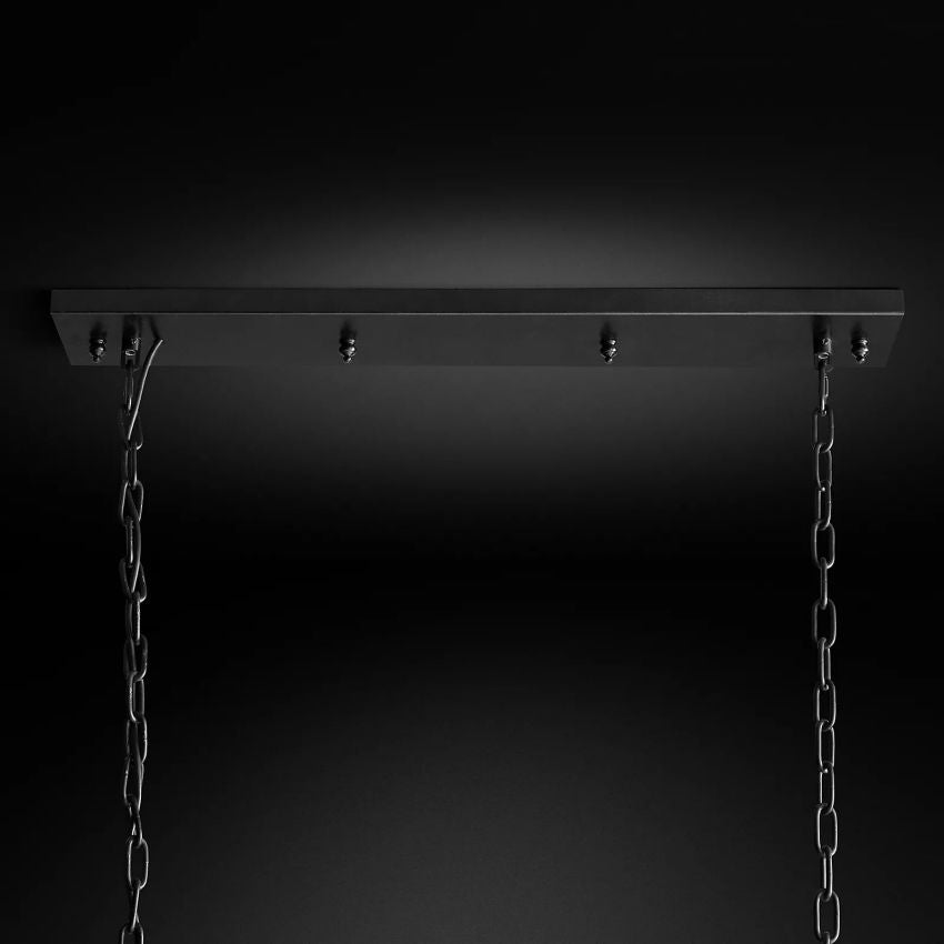 Rhys Aura Prism Linear Chandelier 49"