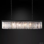 Rhys Aura Prism Linear Chandelier 49"