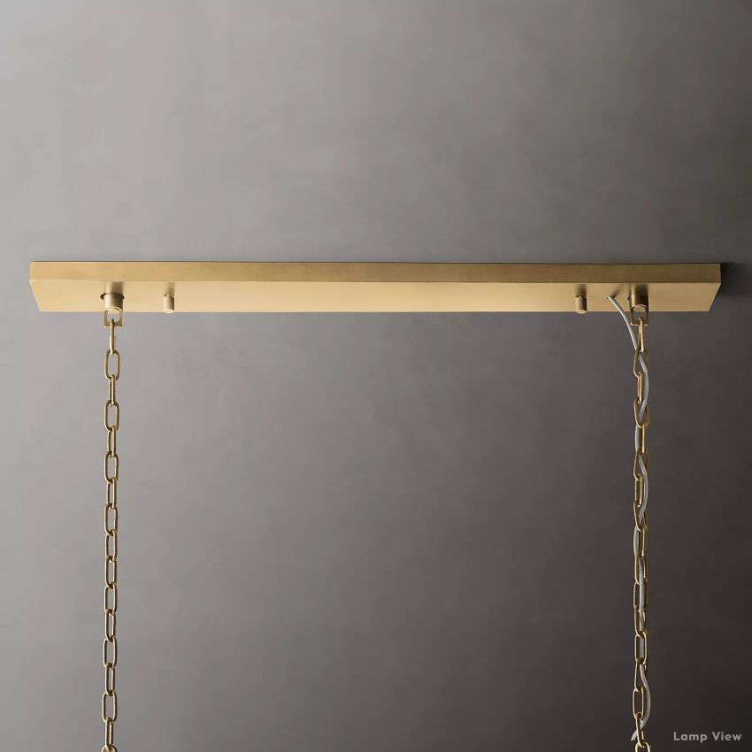 Rhys Aura Prism Linear Chandelier 60"