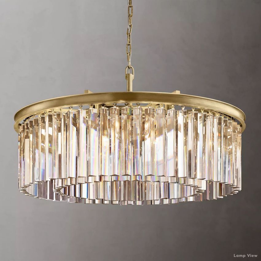 Rhys Aura Prism Round Chandelier 32"