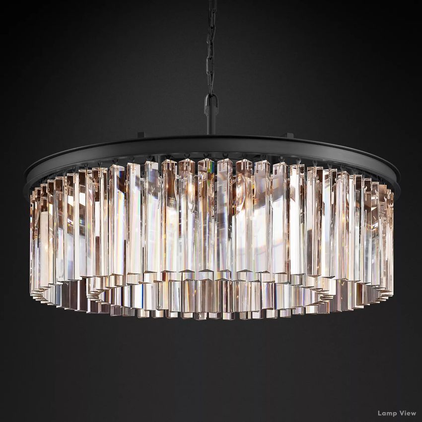 Rhys Aura Prism Round Chandelier 32"