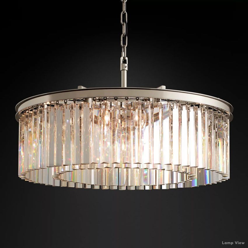 Rhys Aura Prism Round Chandelier 32"
