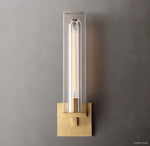 Savile Recessed Crystal Rectangular Wall Sconce