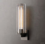Savile Recessed Crystal Rectangular Wall Sconce