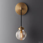 Pearl Shimmering Crystal Wall Sconce