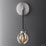 Pearl Shimmering Crystal Wall Sconce