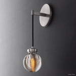 Pearl Shimmering Crystal Wall Sconce