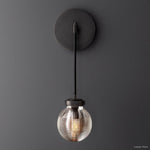 Pearl Shimmering Crystal Wall Sconce