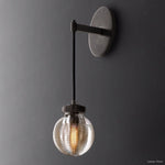 Pearl Shimmering Crystal Wall Sconce