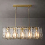 Lattice Rectangular Chandelier 49"