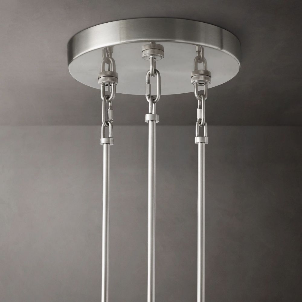 Sirene Molded Glass Round Chandelier 65"