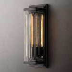 Savile Recessed Crystal Rectangular Wall Sconce