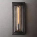 Savile Recessed Crystal Rectangular Wall Sconce